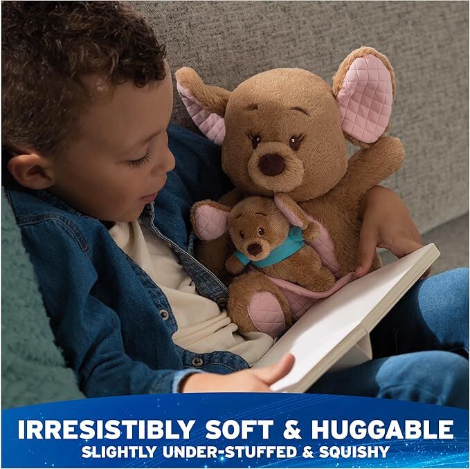 Disney x Gund - Oh So Snuggly Winnie the Pooh Kanga & Roo 35cm