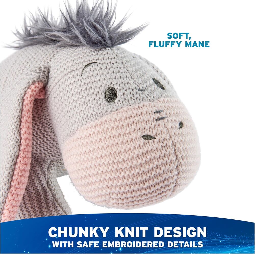 Disney x Gund - Knit Winnie the Pooh Eeyore Plush 25cm