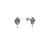 Streets Couture Kingdom - Bubble O'Bill - Crystal Stud Earrings Silver