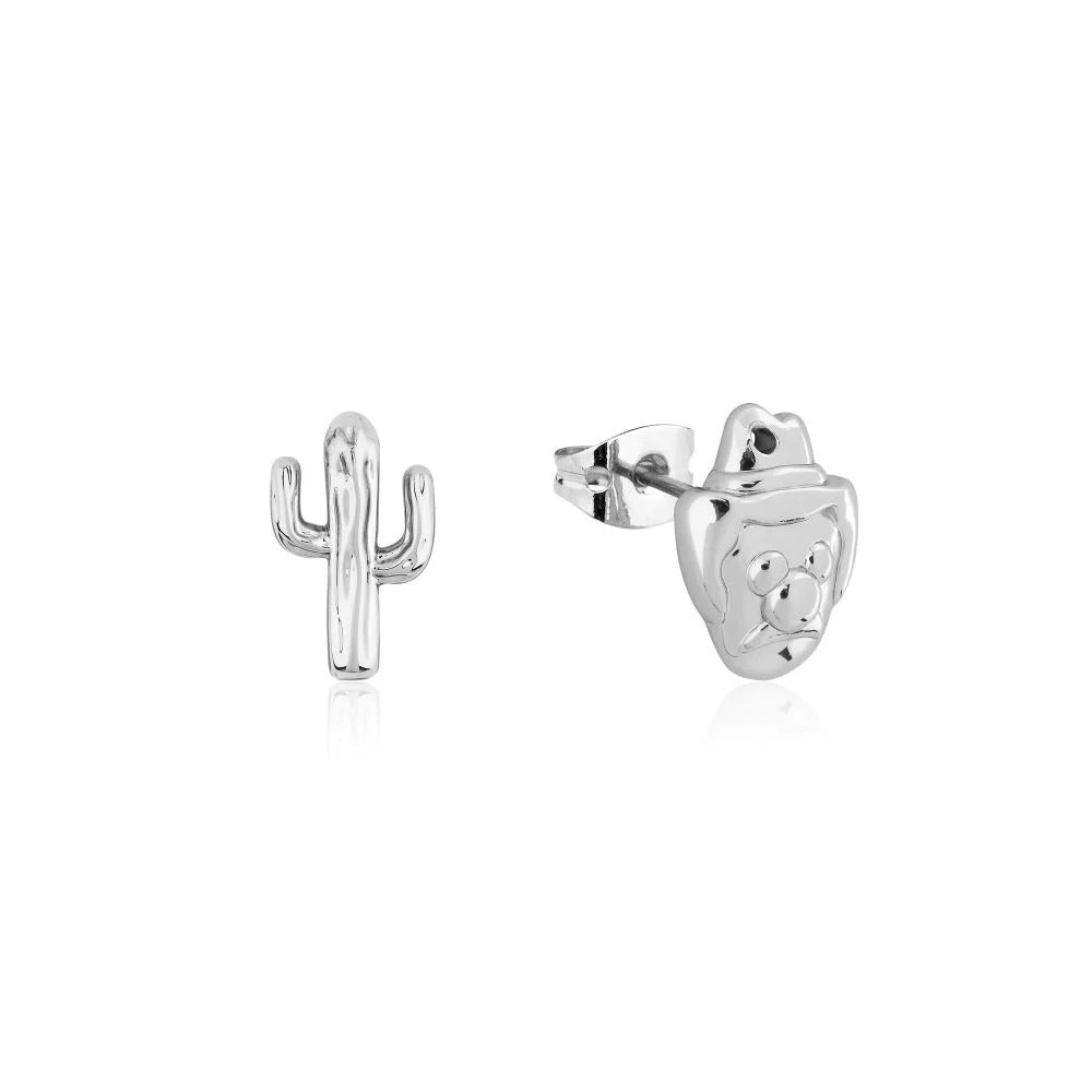 Streets Couture Kingdom - Bubble O'Bill - Cactus Mix-Match Stud Earrings Silver
