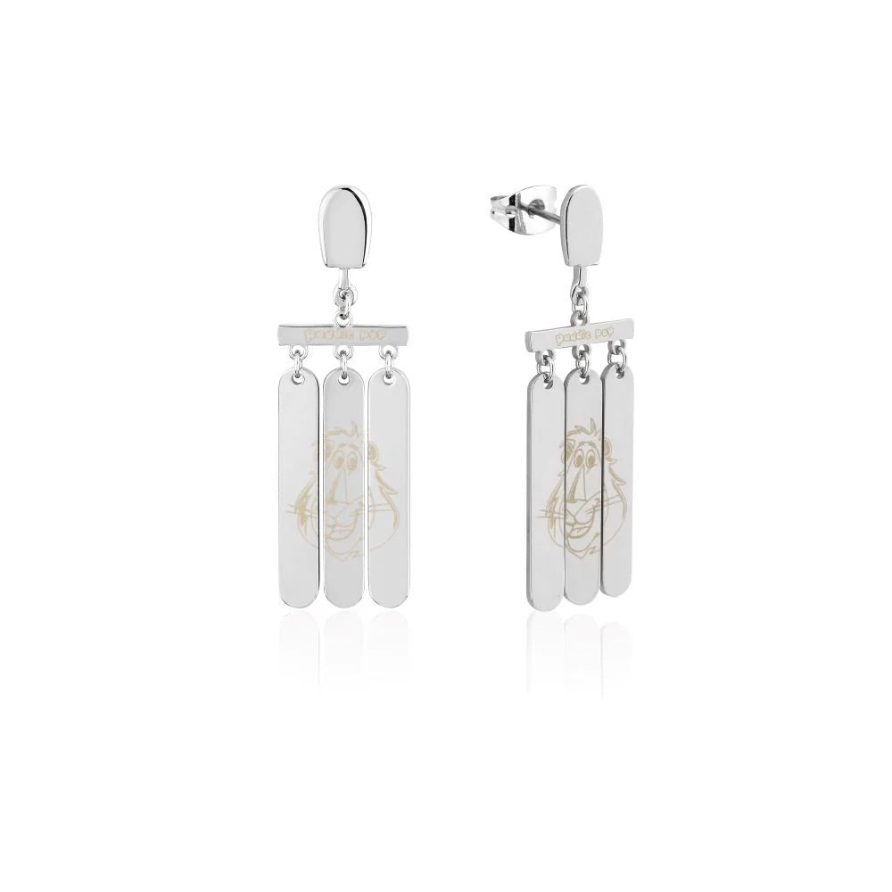 Streets Couture Kingdom - Paddle Pop - Max the Lion Lick-a-Prize Drop Earrings Silver