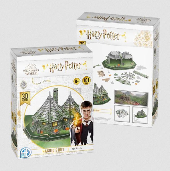 4D Puzz Wizarding World of Harry Potter 3D Puzzle - Hagrid's Hut