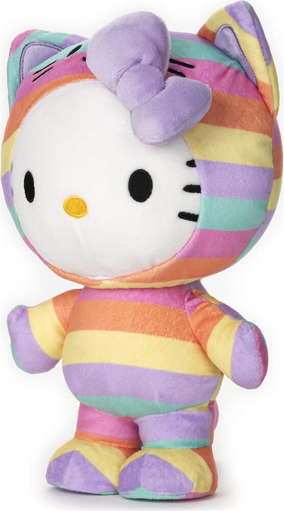 Hello Kitty and Friends Plush - Hello Kitty in Rainbow Outfit 24cm
