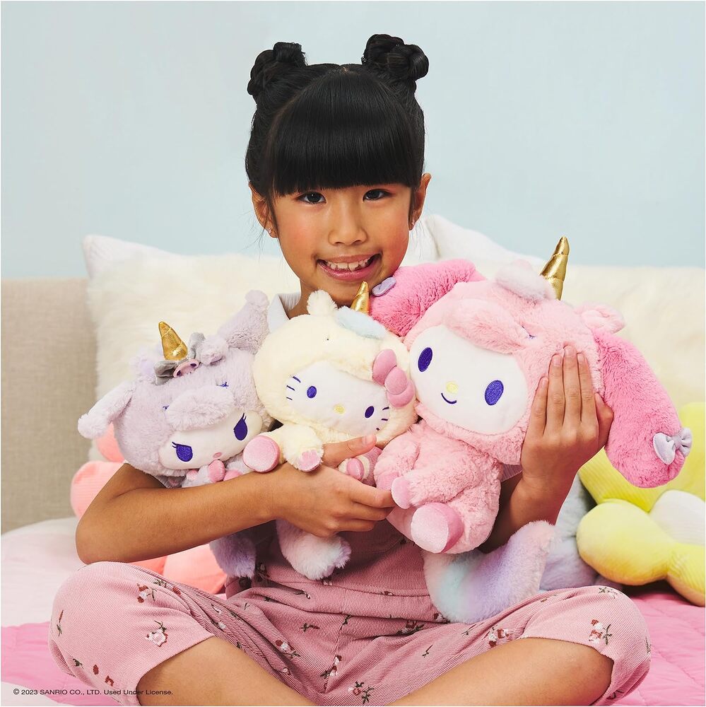 Hello Kitty and Friends Plush - Hello Kitty Unicorn 20cm