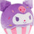Hello Kitty and Friends Plush - Kuromi Cupcake 20cm