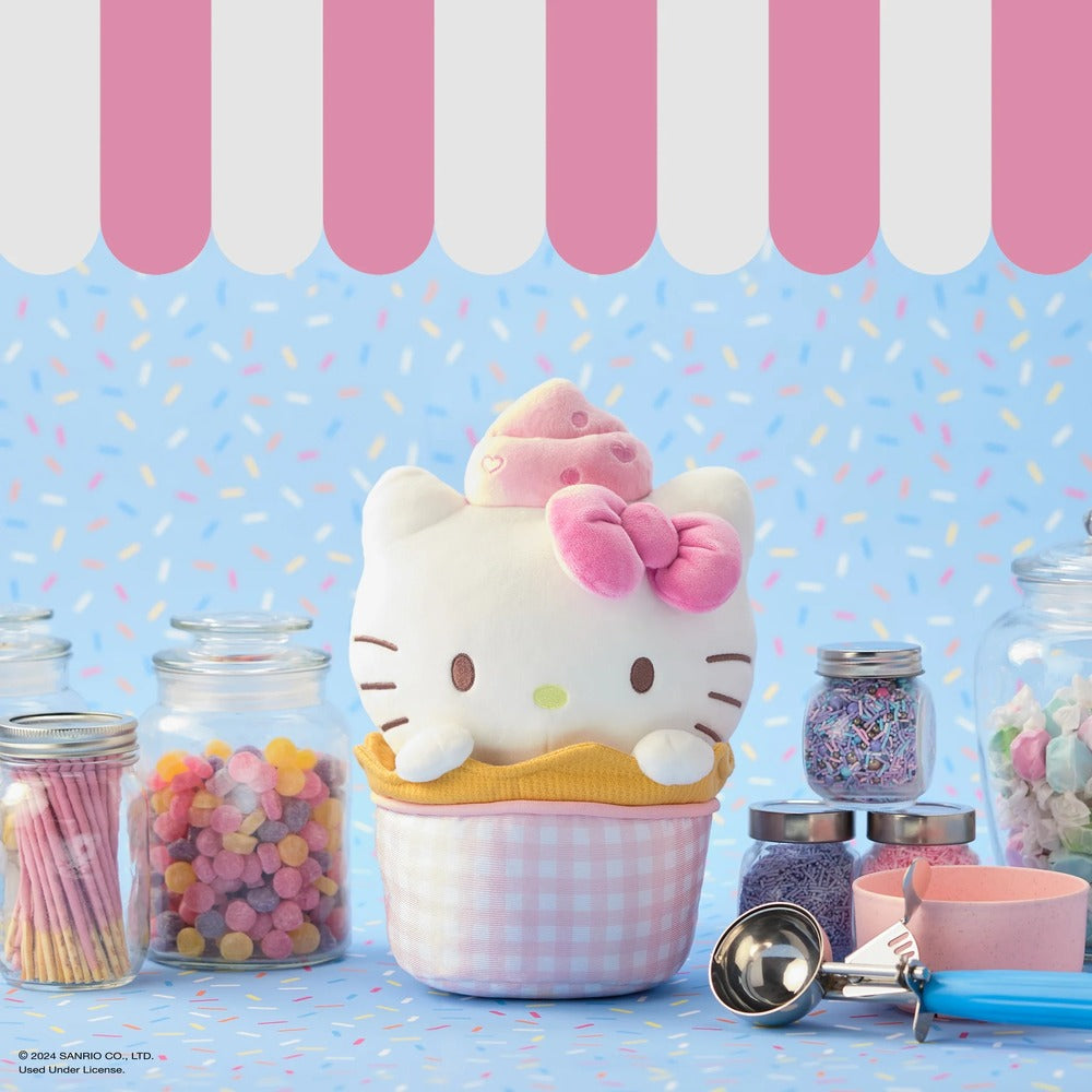 Hello Kitty and Friends Plush - Hello Kitty Ice Cream Sundae 26cm