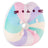 Pusheen Plush 29cm Squisheen Rainbow Bagel