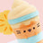 Pusheen Fruits Plush 24cm Pineapple Float