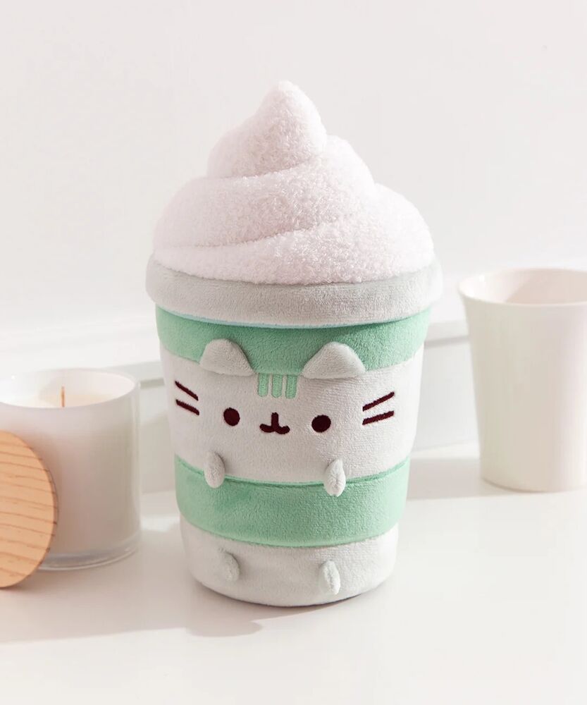 Pusheen Plush 26cm Sips Matcha Latte