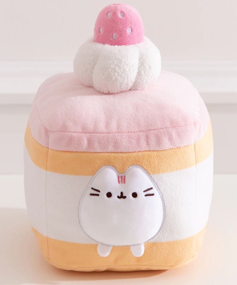 Pusheen Plush 19cm Squisheen Sweets Strawberry Spongecake