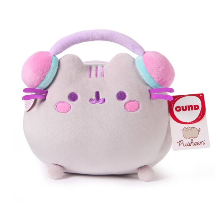 Pusheen Plush 28cm Gamer Squisheen Log