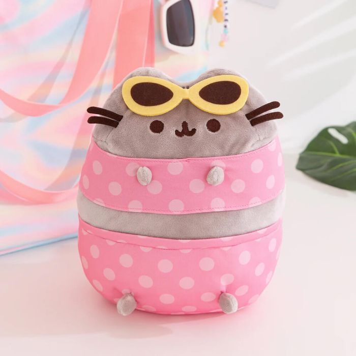 Pusheen Plush 24cm Tropical Vacation Pool Party