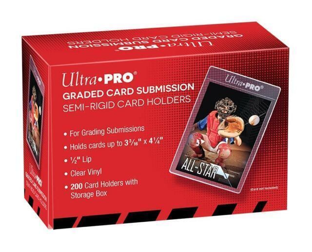 Ultra Pro - 1/2inch Lip Semi-Rigid Tall Card Holder Sleeves (Carton of 200)