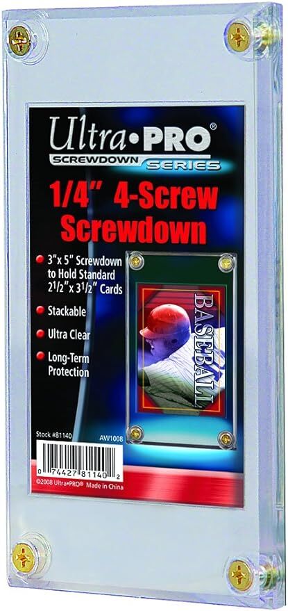 Ultra Pro - 4-Screw Screwdown Recessed Card Holder