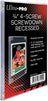 Ultra Pro - 4-Screw Screwdown Recessed Card Holder