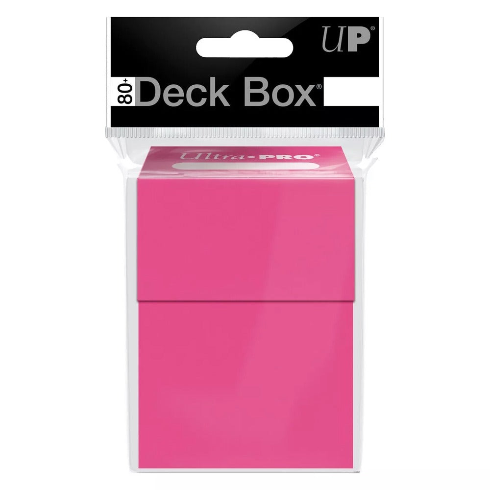 Ultra Pro - Solid Colour Deck Box - Bright Pink