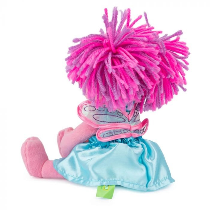 Sesame Street Soft Toy - Abby Cadabby Holding A Flower 28cm