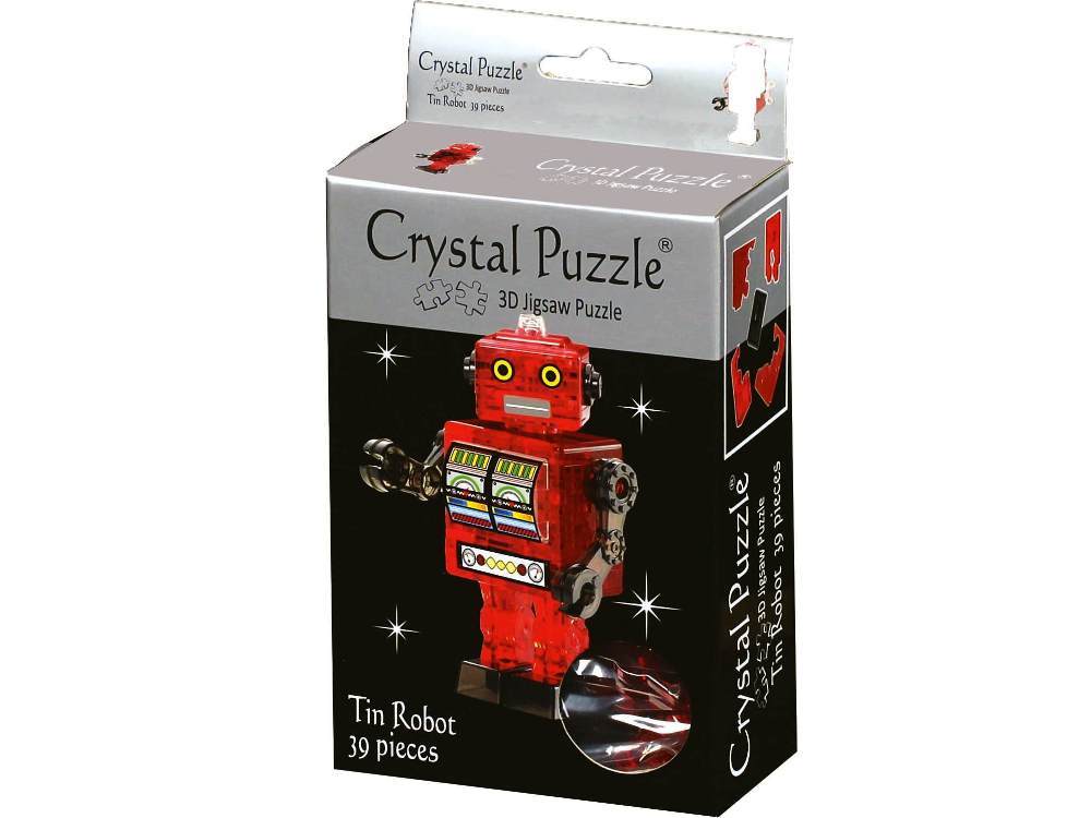 3D Crystal Puzzle - Tin Robot