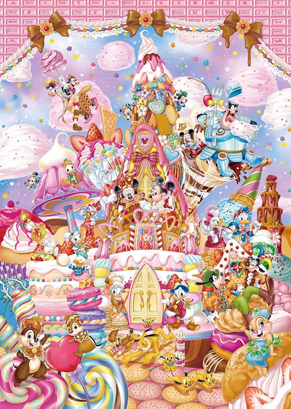 Tenyo Puzzle 266pc - Disney Mickey's Sweet Kingdom