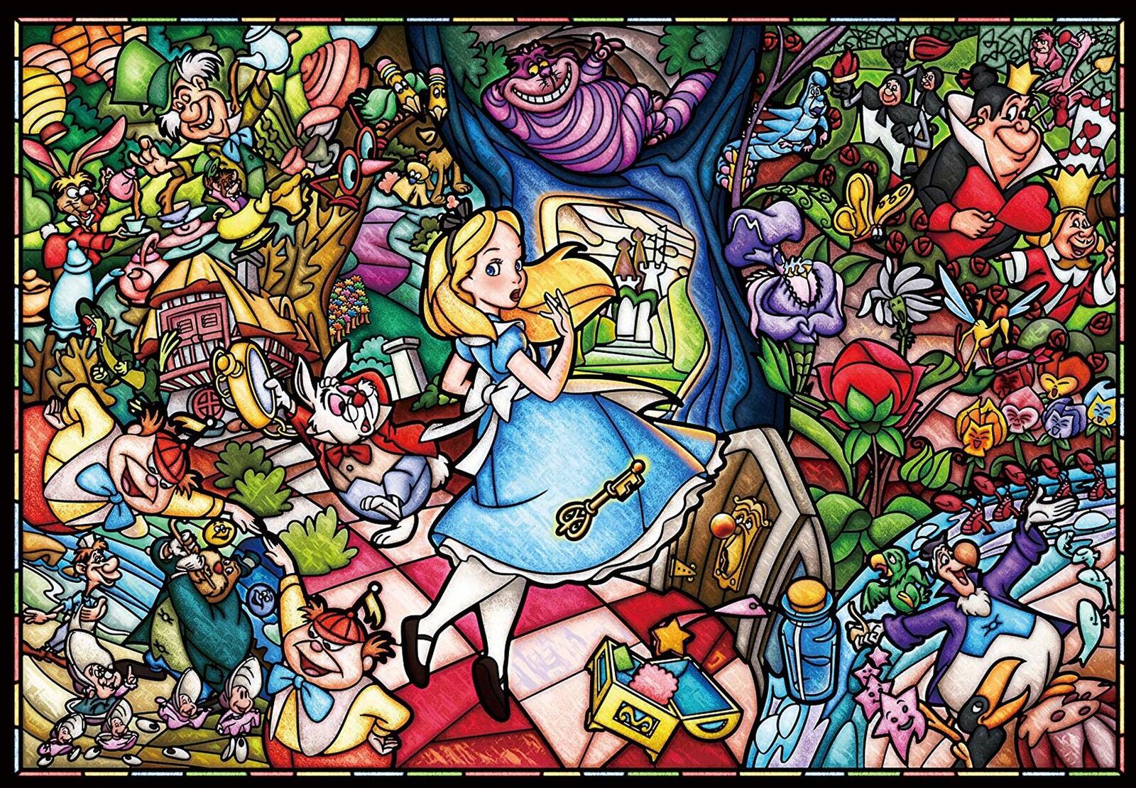 Tenyo Puzzle 1000pc - Disney Alice in Wonderland