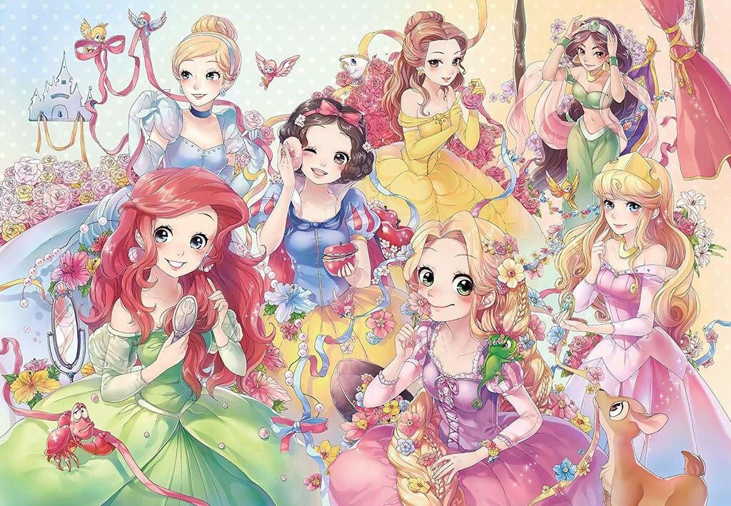 Tenyo Puzzle 500pc - Disney Purely Disney Princess