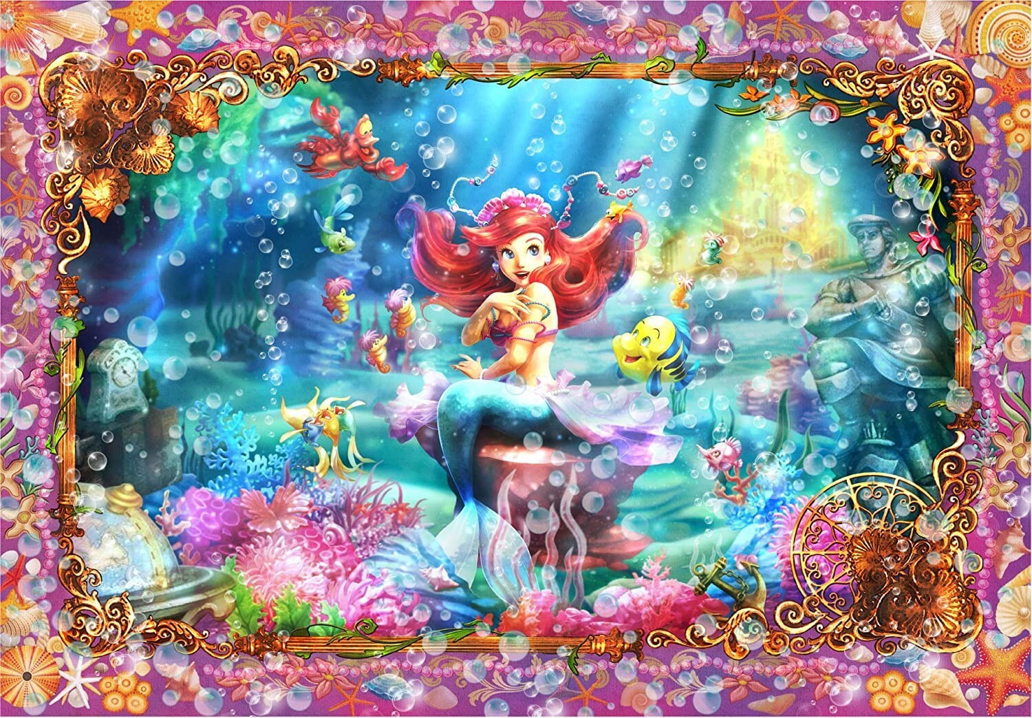 Tenyo Puzzle 500pc - Disney The Little Mermaid - Ariel The Beautiful Mermaid