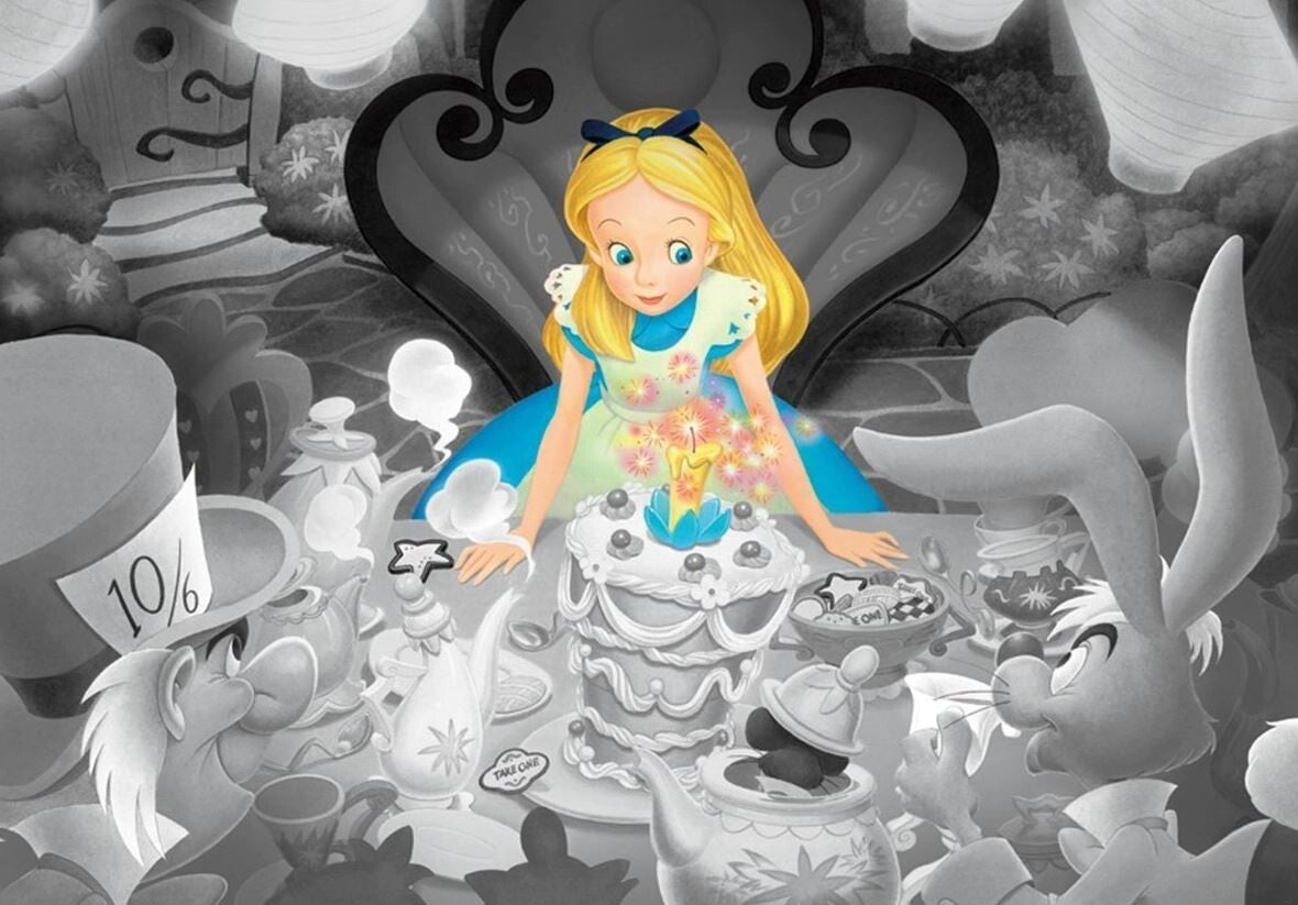 Tenyo Puzzle 500pc - Disney Alice in Wonderland - Alice Happy Birthday Frost Art