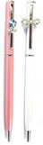 Vertini Swarovski Embellished Pen - White Flower