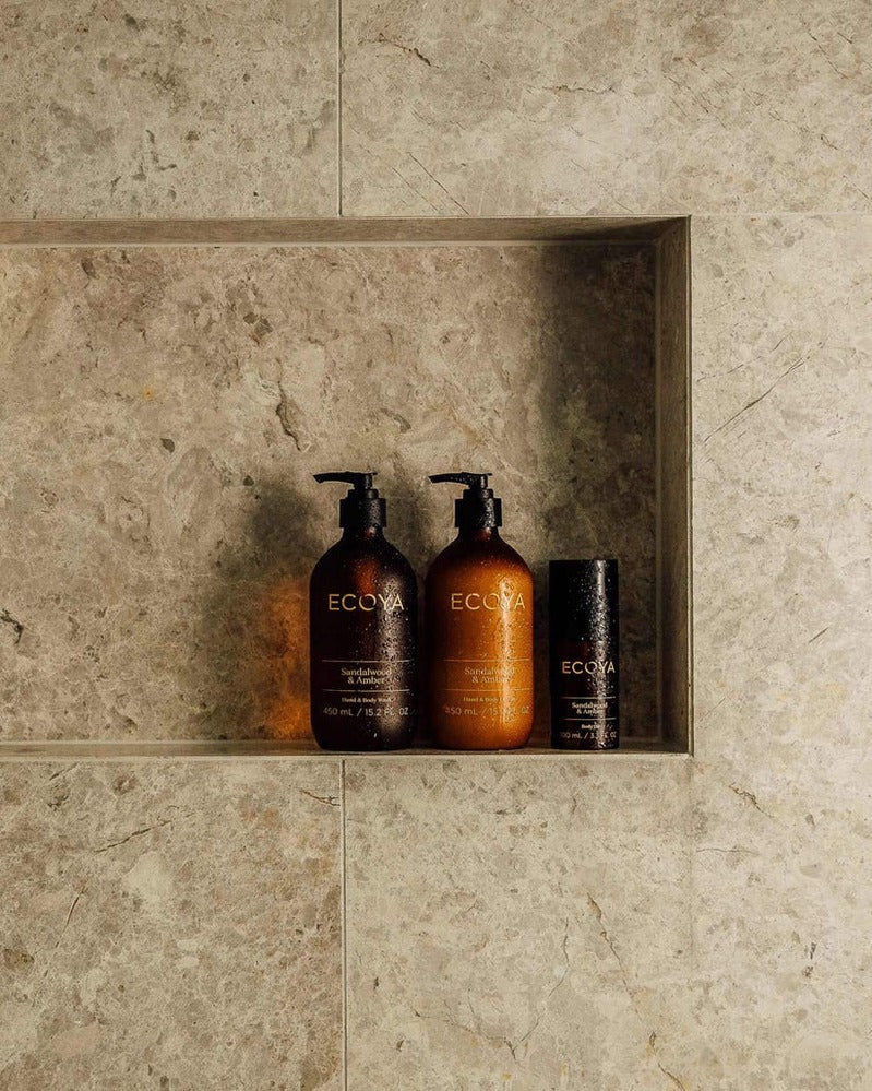 Ecoya Hand & Body Wash - Sandalwood & Amber