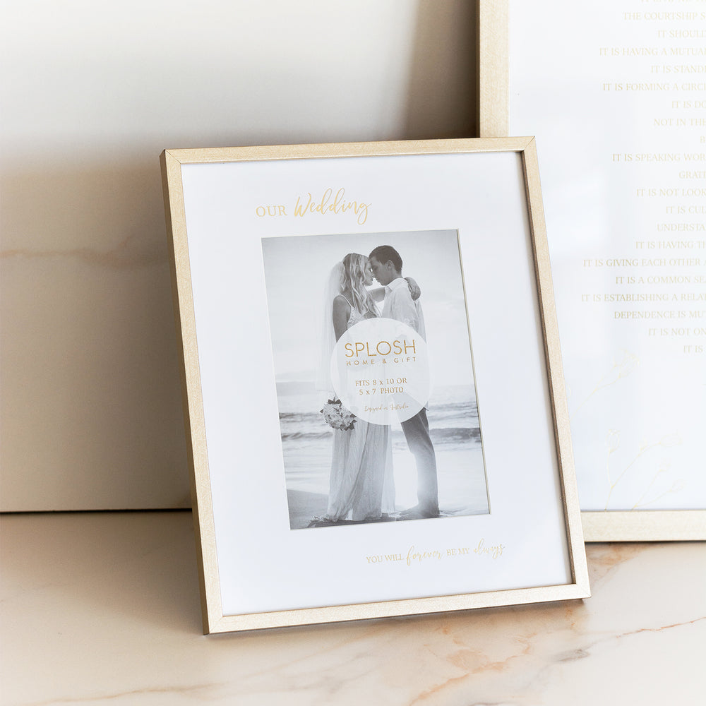 Wedding Frame by Splosh - Our Wedding 5x7inch