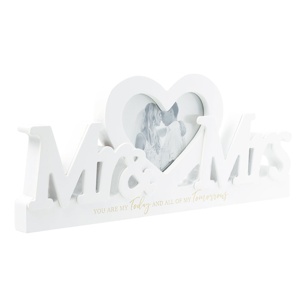 Wedding Frame Word by Splosh - Mr & Mrs