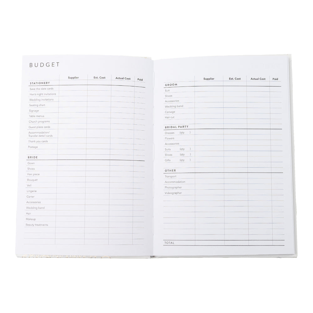 Wedding Planner Book by Splosh