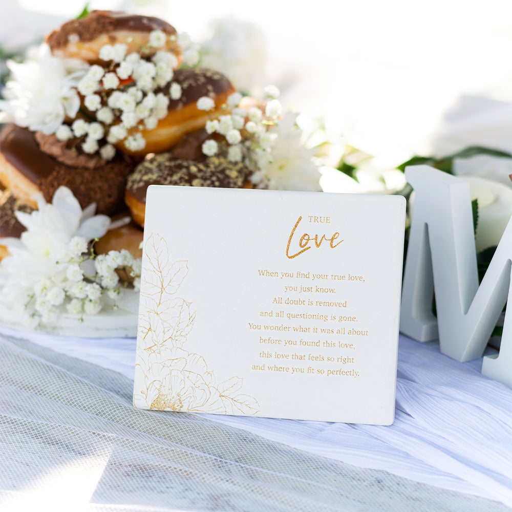Wedding True Love Plaque by Splosh