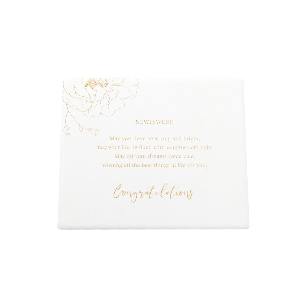 Wedding Newlyweds Plaque by Splosh