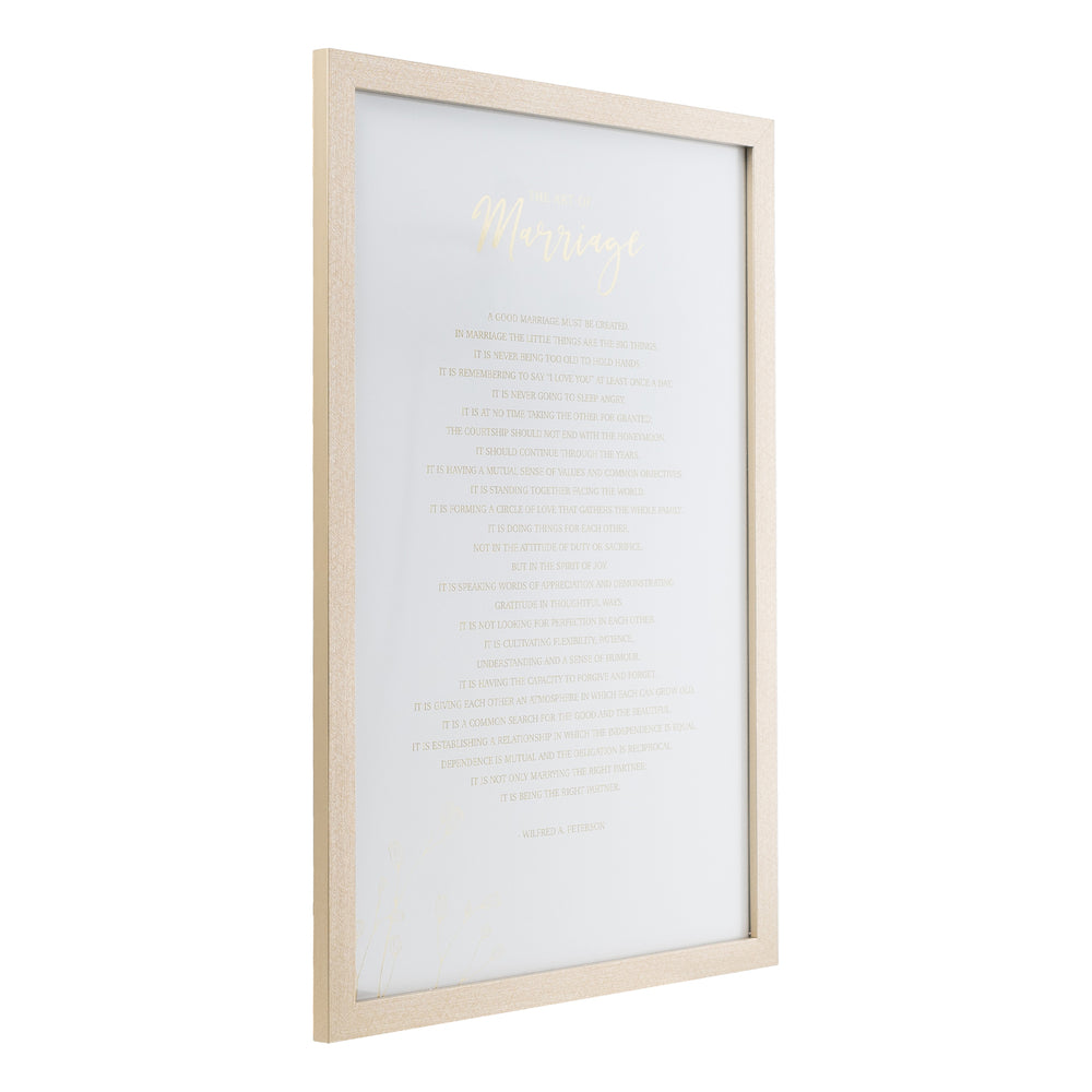 Wedding Marriage Framed Print by Splosh
