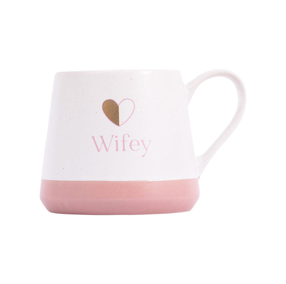 Splosh Wedding & Anniversary - Wifey & Hubby Mug Set