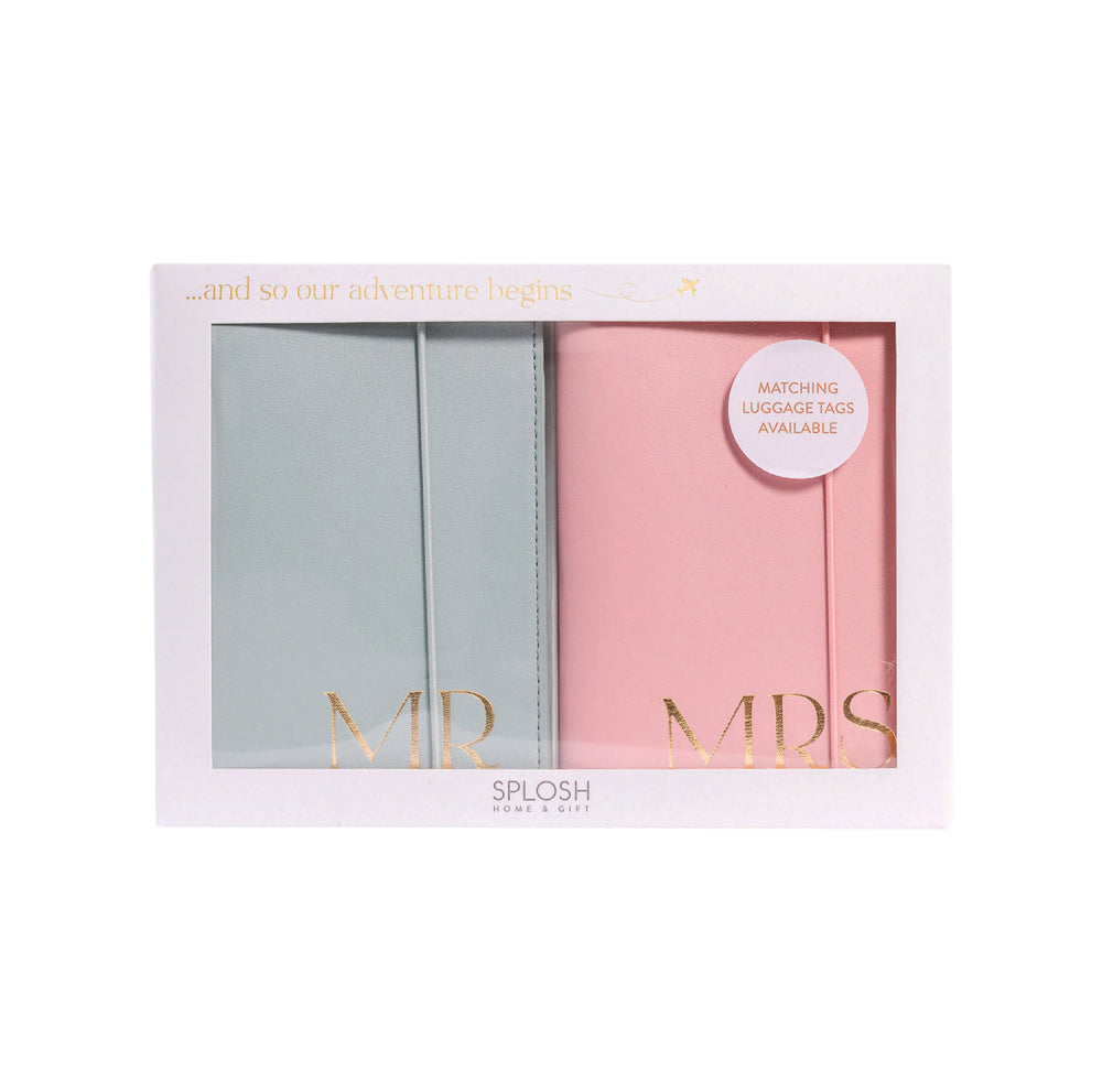 Splosh Wedding & Anniversary - Mr & Mrs Passport Set