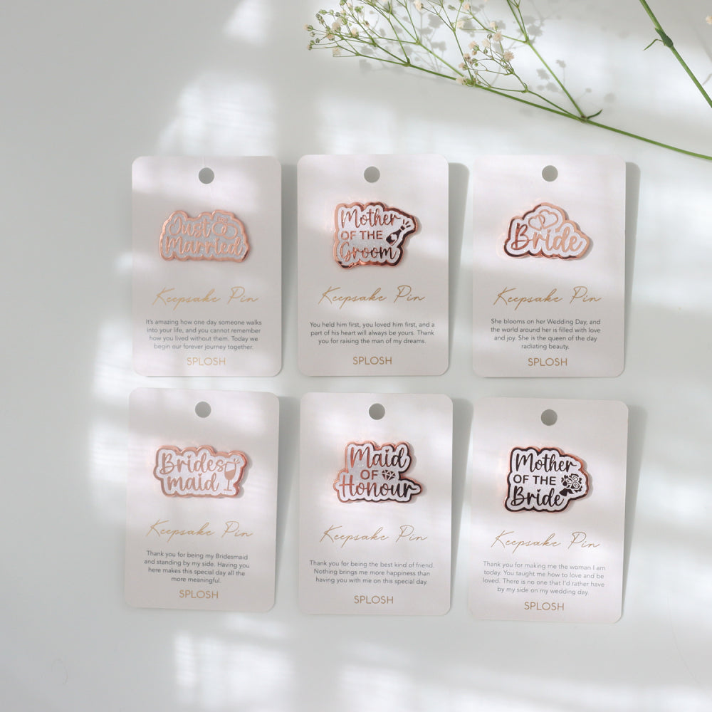 Splosh Wedding & Anniversary - Bride Keepsake Pin