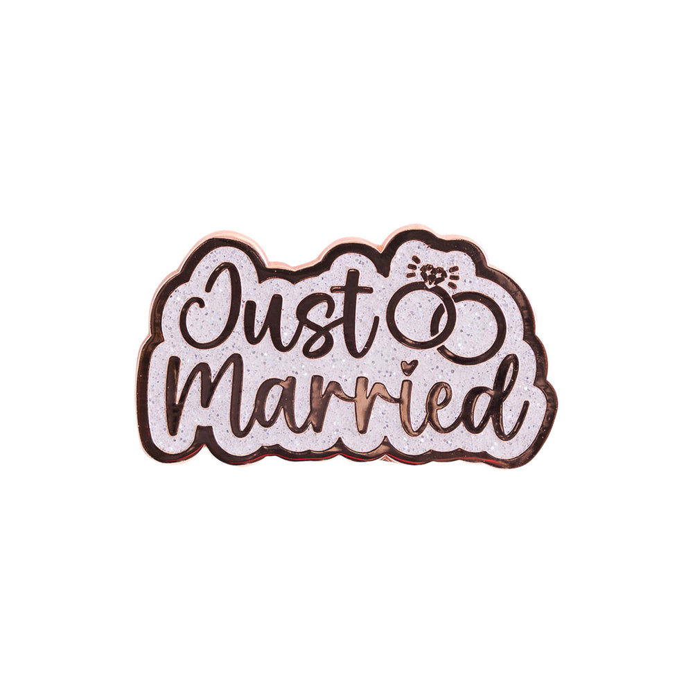 Splosh Wedding & Anniversary - Just Married Keepsake Pin