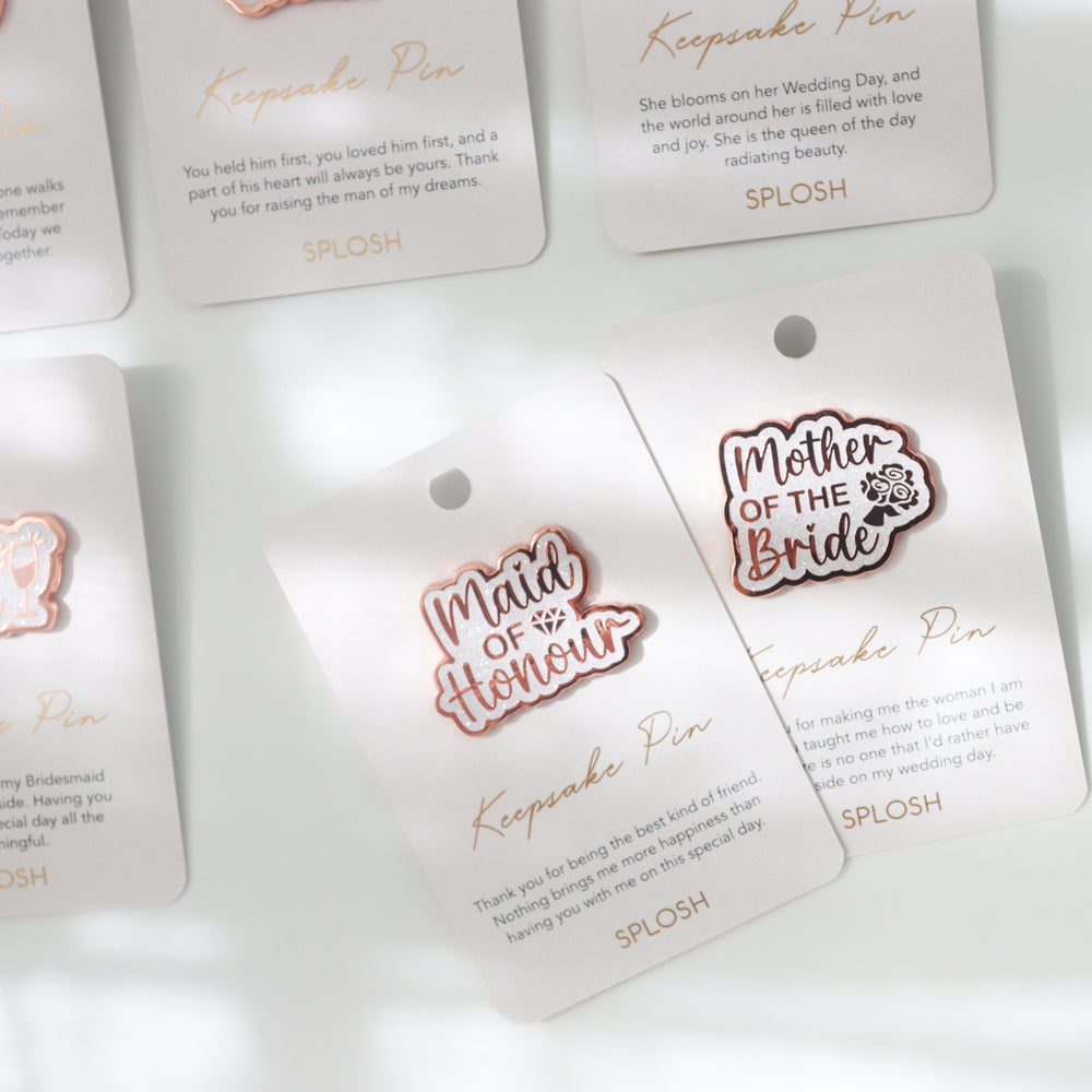 Splosh Wedding & Anniversary - Mother of the Bride Keepsake Pin