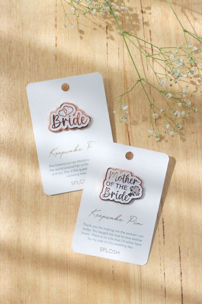 Splosh Wedding & Anniversary - Mother of the Bride Keepsake Pin