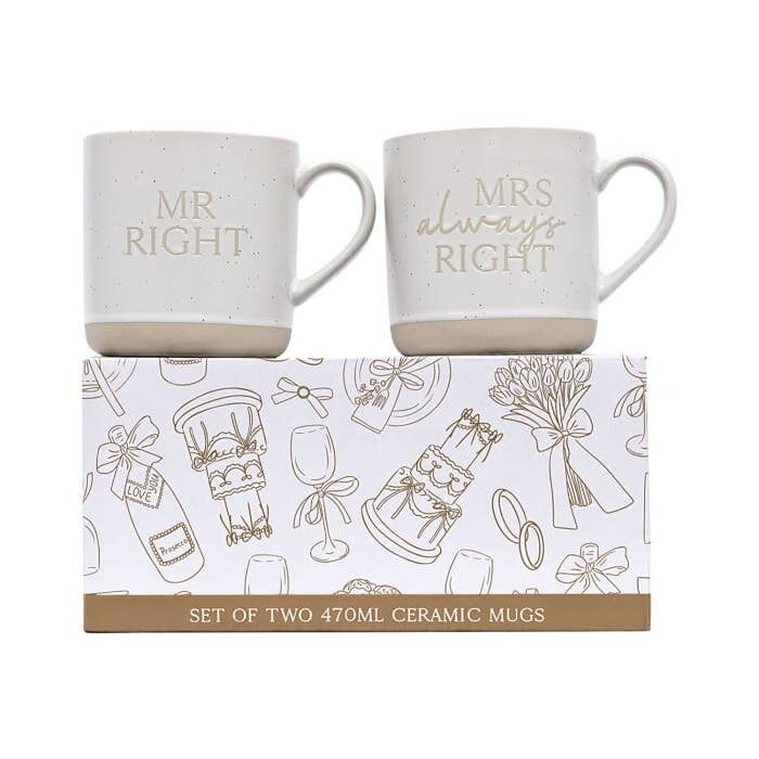 Splosh Wedding & Anniversary - Right Mug Set