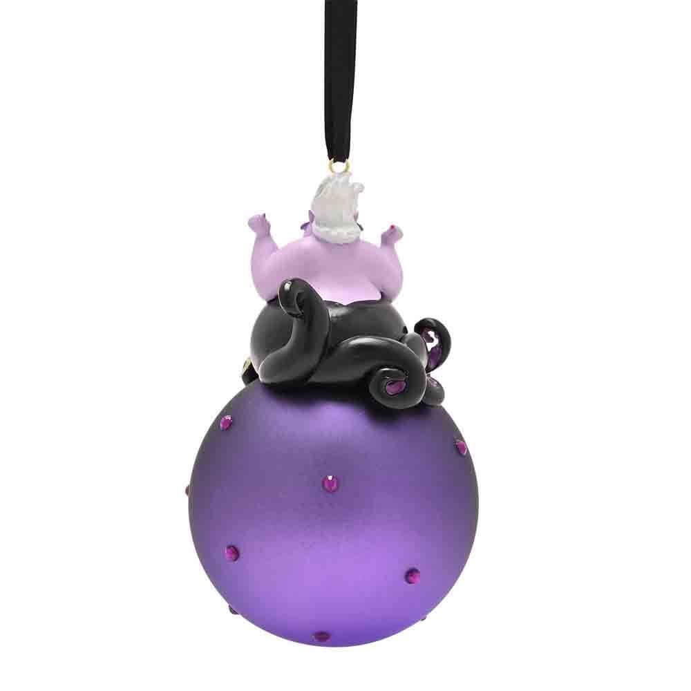 Disney Christmas by Widdop and Co - Ursula on Glass Bauble