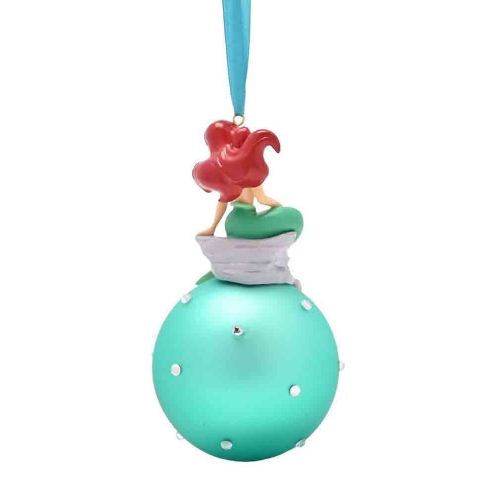 Disney Christmas by Widdop and Co - Ariel on Glass Bauble