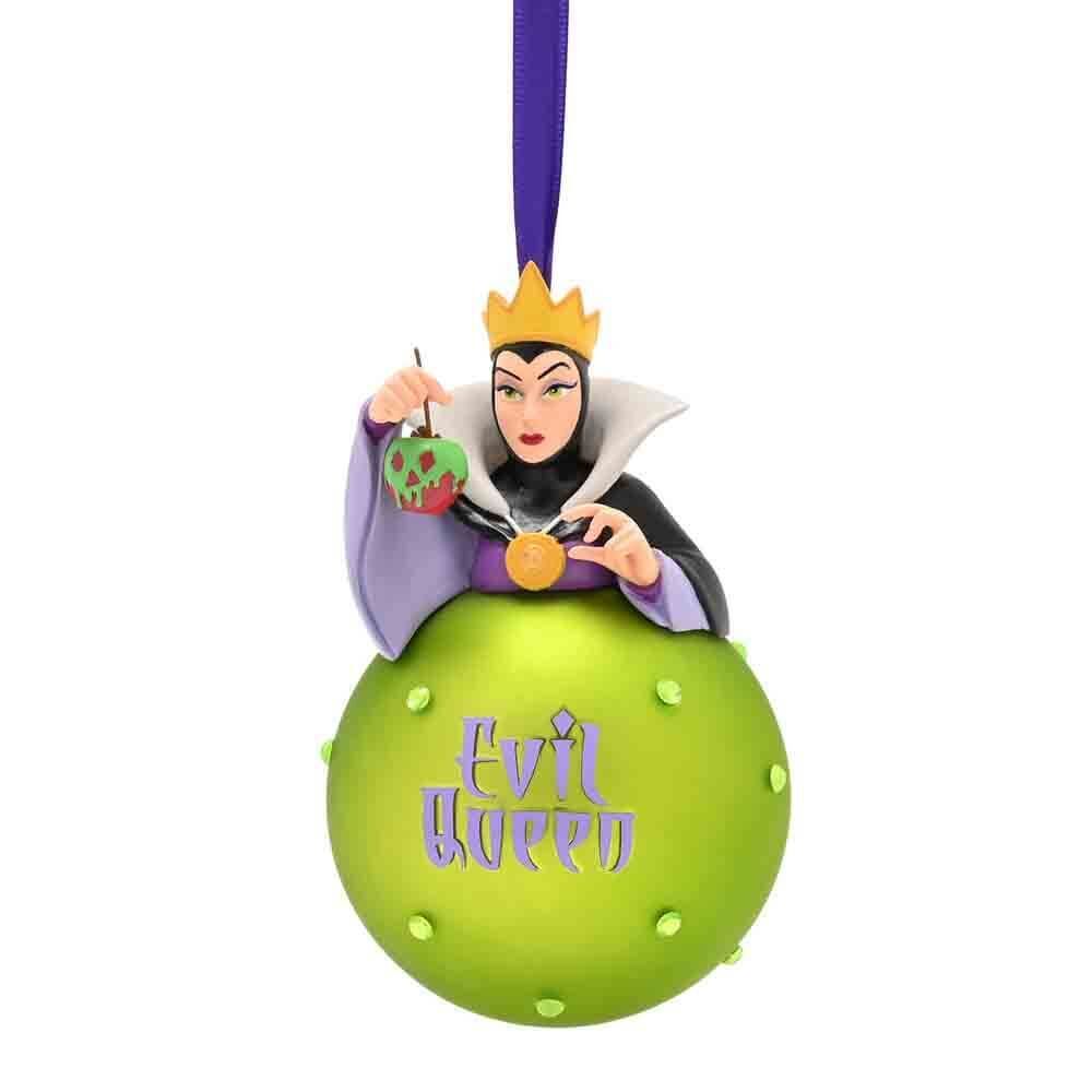 Disney Christmas by Widdop and Co - Evil Queen on Glass Bauble