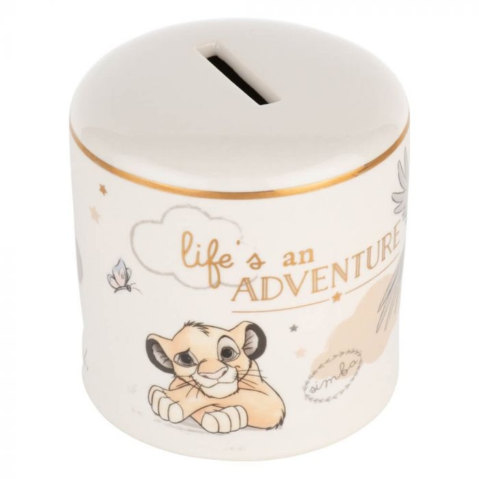 Disney by Widdop and Co - Simba Money Bank 'Life's An Adventure'