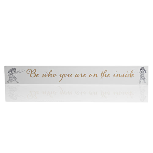 Disney Collectable By Widdop And Co Desk Plaque - Moana
