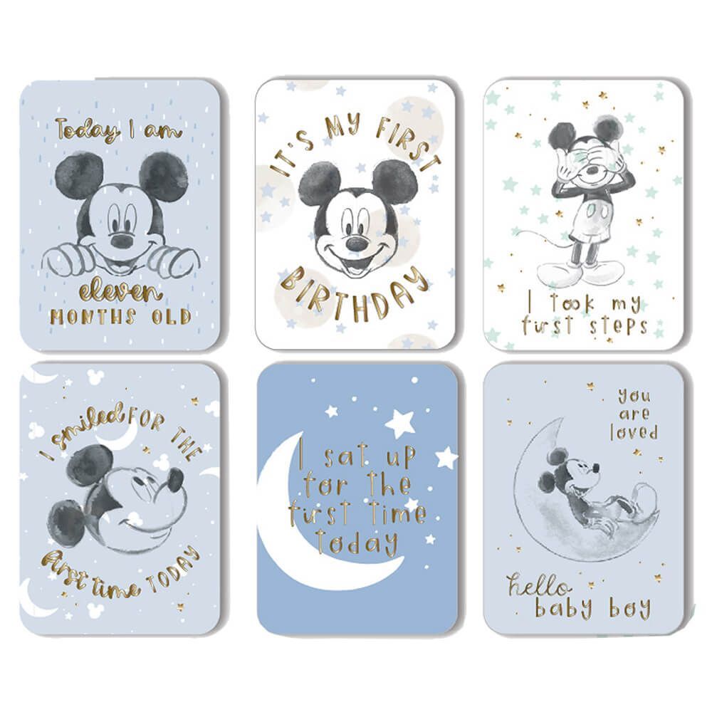 Disney Mickey & Minnie By Widdop And Co Milestone Cards: Mickey Mouse Set of 24