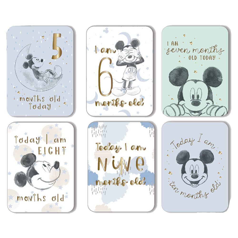 Disney Mickey & Minnie By Widdop And Co Milestone Cards: Mickey Mouse Set of 24