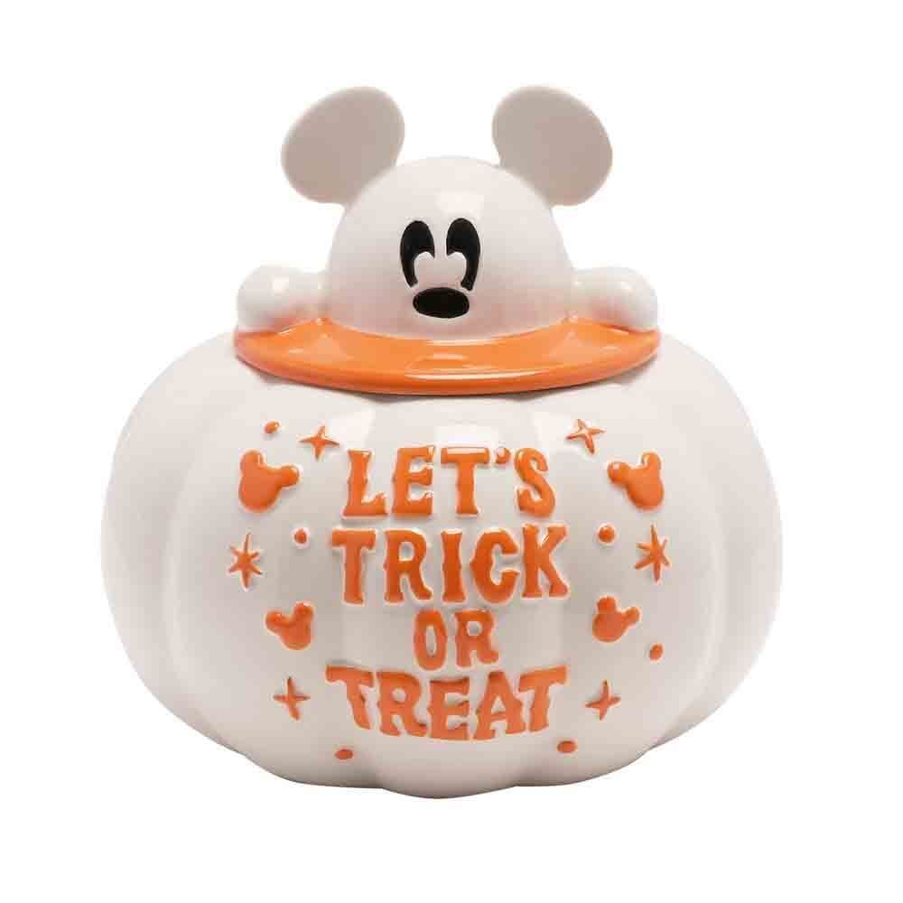 Disney Halloween By Widdop And Co Treat Jar - Mickey Ghost